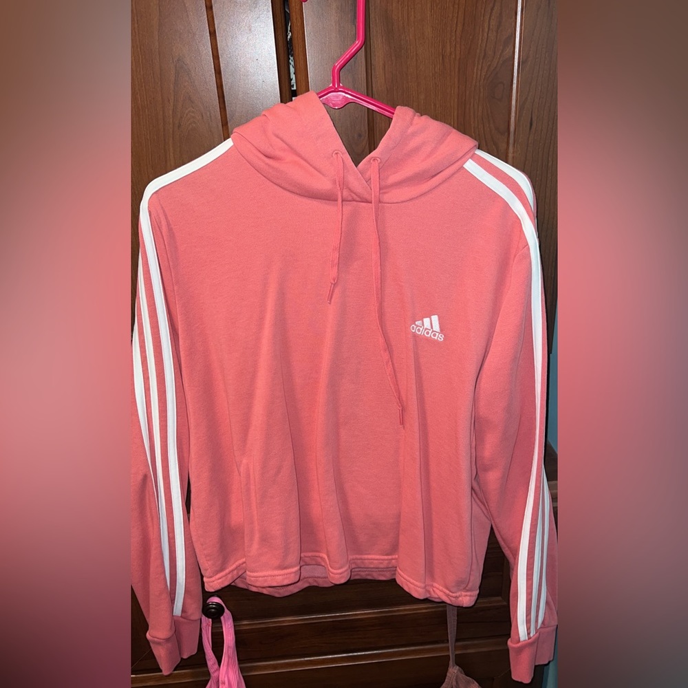 Adidas crop hoodie